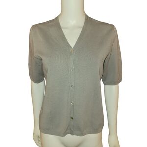 Adrienne Vittadini sweater gray L